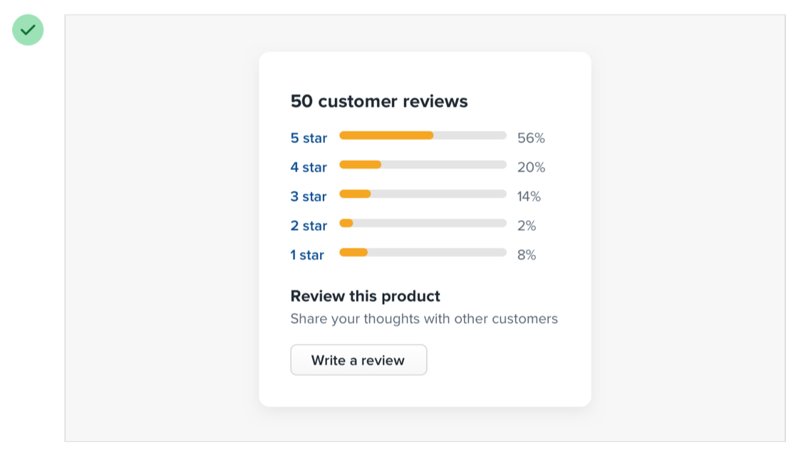Example of good spacing from Refactoring UI book